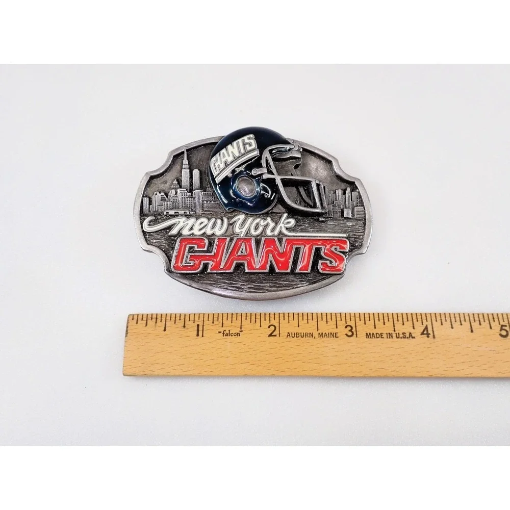 Vintage 1988 New‎ York Giants Belt Buckle Siskiyou Limited Edition #536/10000